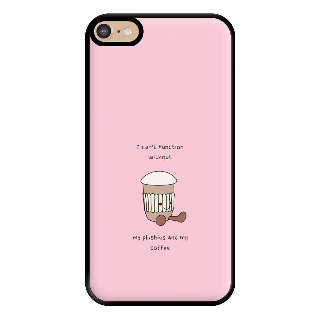 Coffee - Plushy Phone Case for iPhone 6 Plus / 7 Plus / 8 Plus