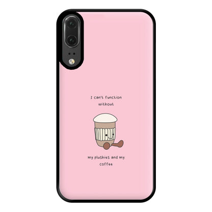 Coffee - Plushy Phone Case for Huawei P20