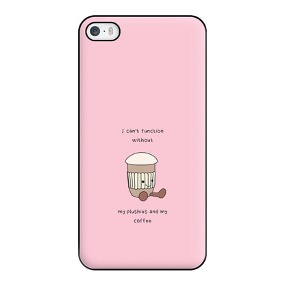 Coffee - Plushy Phone Case for iPhone 5 / 5s / SE 2016