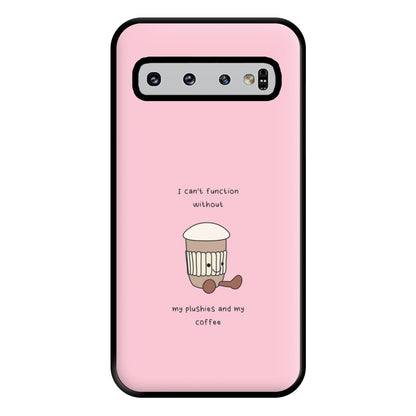 Coffee - Plushy Phone Case for Galaxy S10 Plus