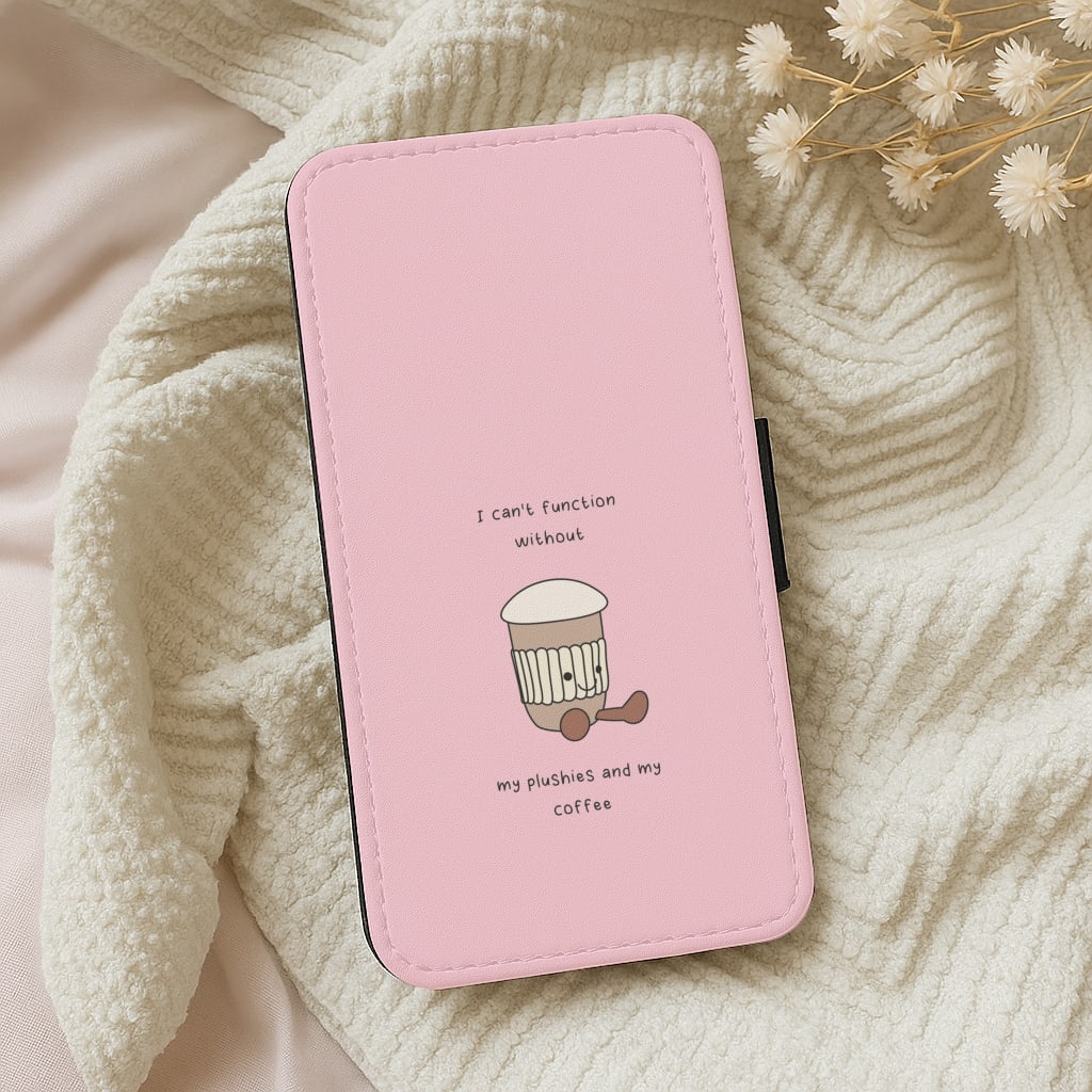 Coffee - Plushy Wallet Phone Case