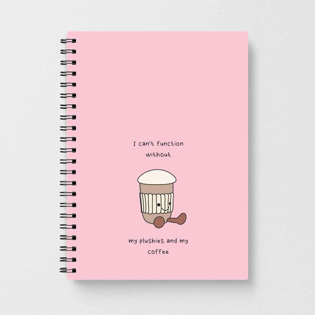 Coffee - Plushy Notebook