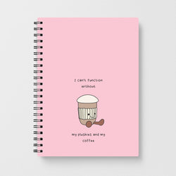 Coffee - Plushy Notebook