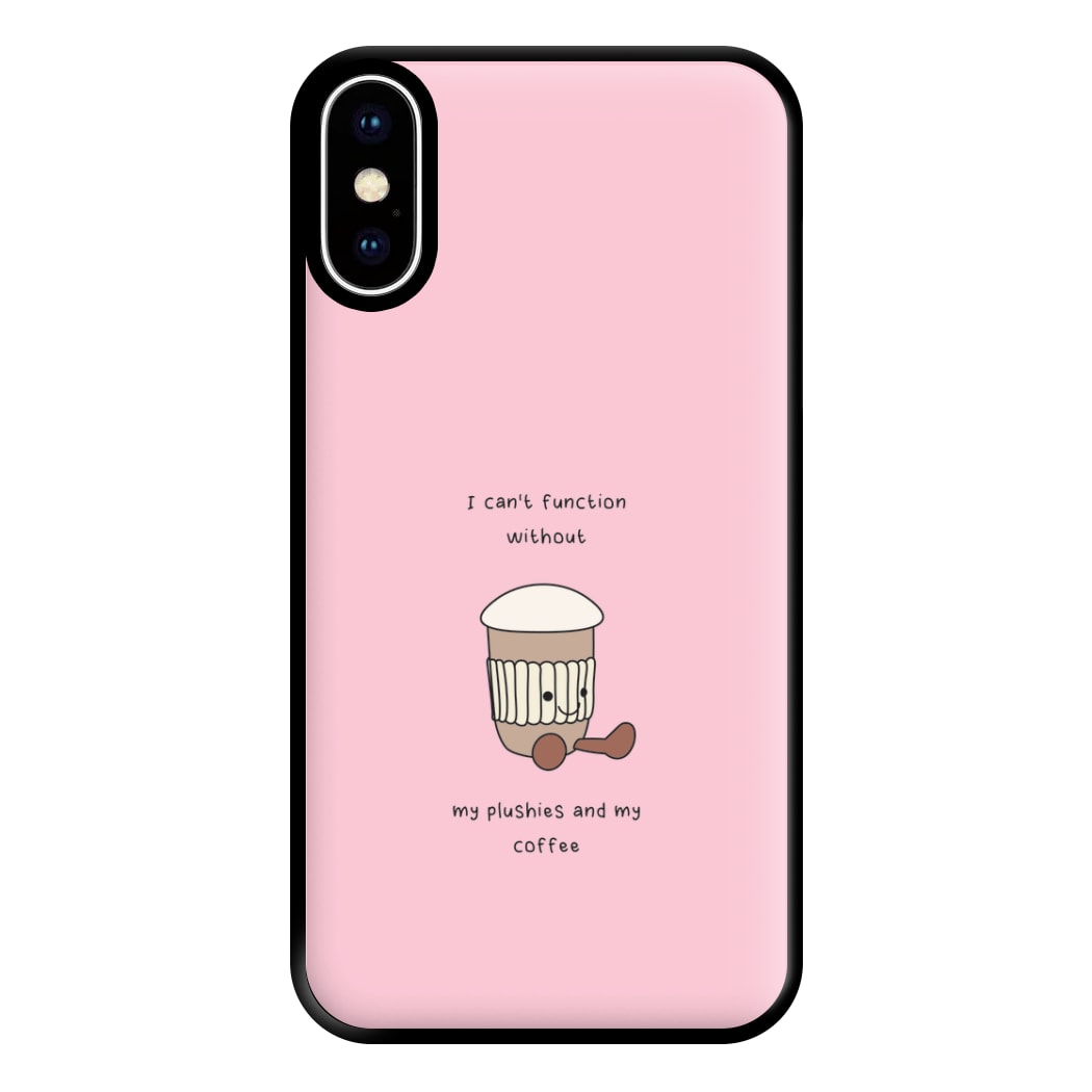 Coffee - Plushy Phone Case for iPhone XS Max