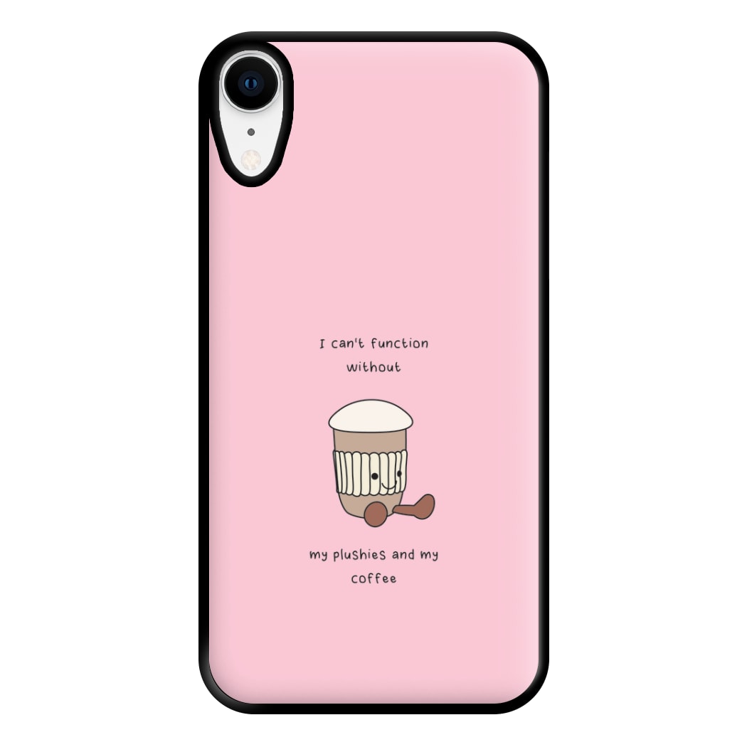 Coffee - Plushy Phone Case for iPhone XR