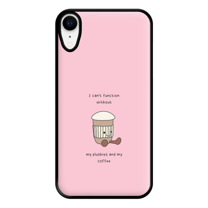 Coffee - Plushy Phone Case for iPhone XR