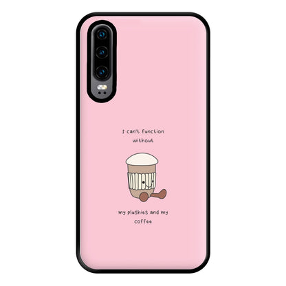 Coffee - Plushy Phone Case for Huawei P30