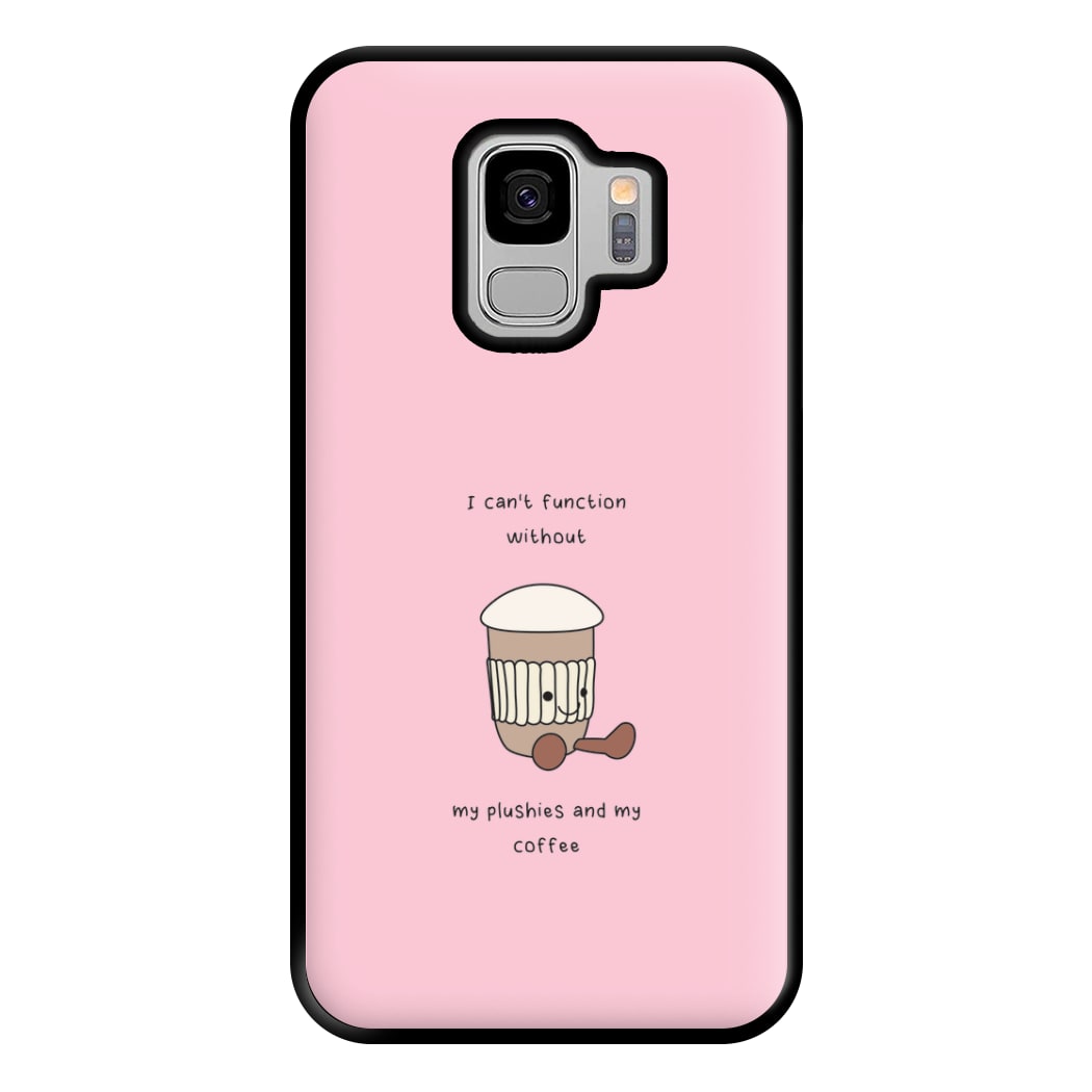 Coffee - Plushy Phone Case for Galaxy S9 Plus