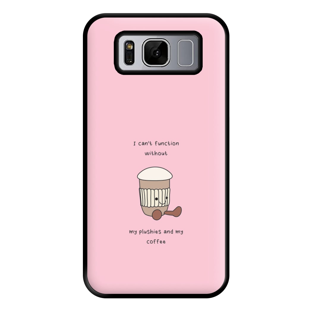 Coffee - Plushy Phone Case for Galaxy S8 Plus