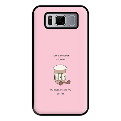 Coffee - Plushy Phone Case for Galaxy S8 Plus