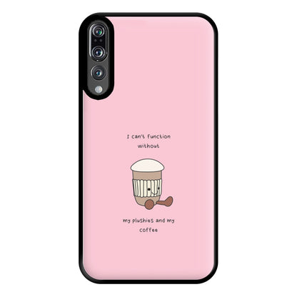 Coffee - Plushy Phone Case for Huawei P20 Pro