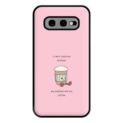 Coffee - Plushy Phone Case for Galaxy S10e