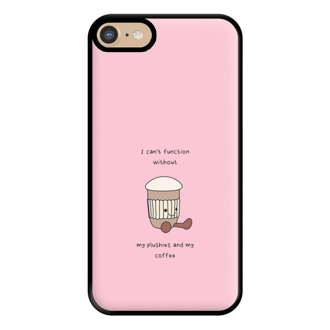 Coffee - Plushy Phone Case for iPhone 6 / 7 / 8 / SE