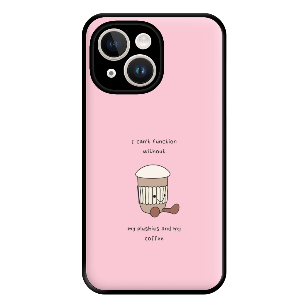 Coffee - Plushy Phone Case for iPhone 14 Plus