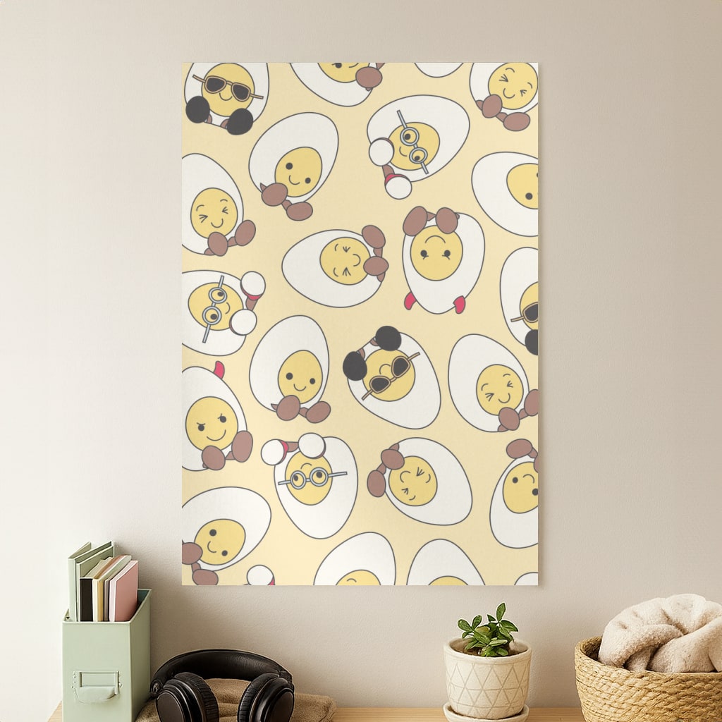 Egg Pattern - Plushy Poster