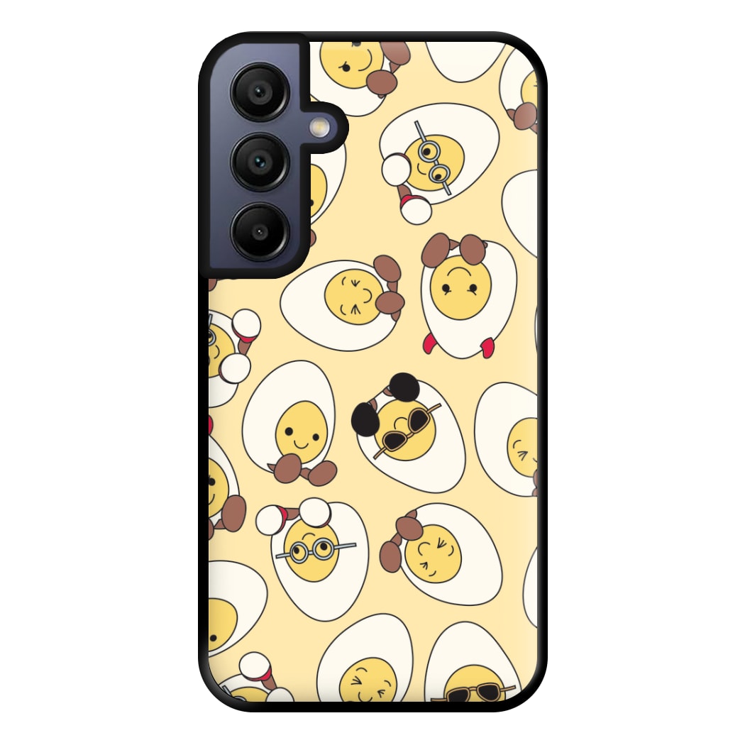 Egg Pattern - Plushy Phone Case for Galaxy A15