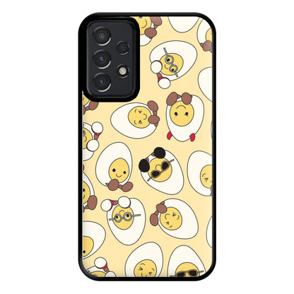 Egg Pattern - Plushy Phone Case for Galaxy A52 / A52s