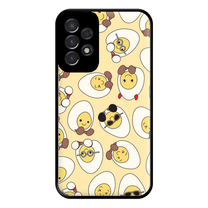 Egg Pattern - Plushy Phone Case for Galaxy A53