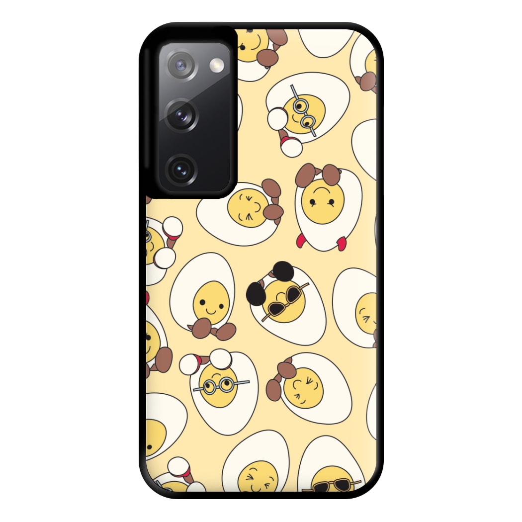 Egg Pattern - Plushy Phone Case for Galaxy S20FE