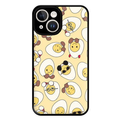 Egg Pattern - Plushy Phone Case for iPhone 14