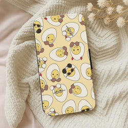 Egg Pattern - Plushy Wallet Phone Case