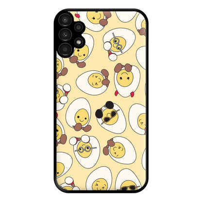 Egg Pattern - Plushy Phone Case for Galaxy A13