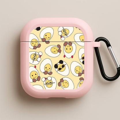 Egg Pattern - Plushy Pink AirPods Case