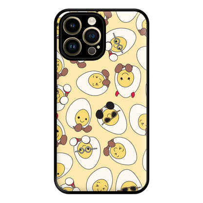 Egg Pattern - Plushy Phone Case for iPhone 14 Pro Max