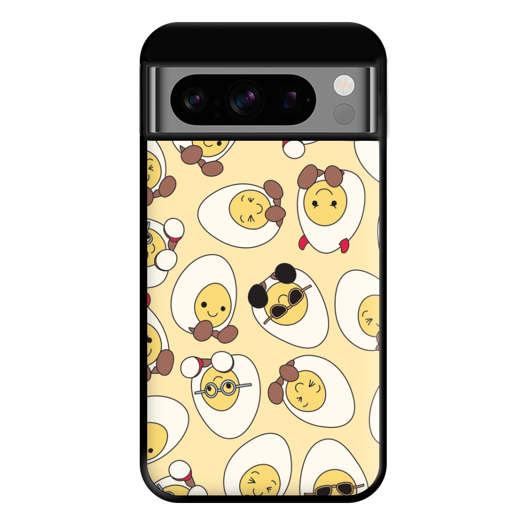 Egg Pattern - Plushy Phone Case for Google Pixel 8 Pro