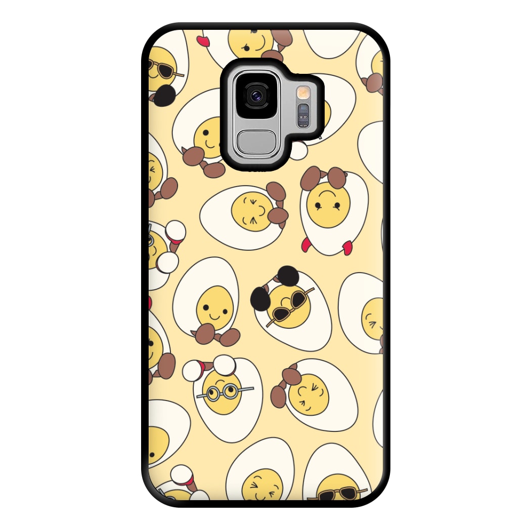 Egg Pattern - Plushy Phone Case for Galaxy S9 Plus