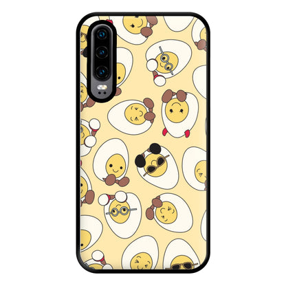 Egg Pattern - Plushy Phone Case for Huawei P30