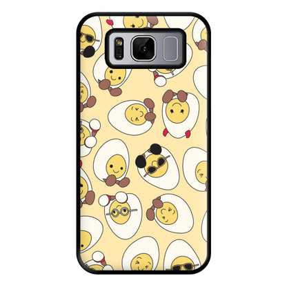 Egg Pattern - Plushy Phone Case for Galaxy S8 Plus