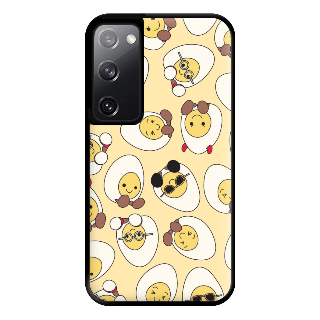 Egg Pattern - Plushy Phone Case for Galaxy S20