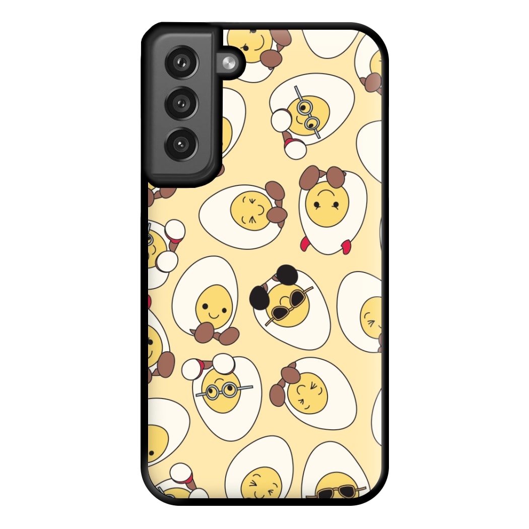 Egg Pattern - Plushy Phone Case for Galaxy S21FE