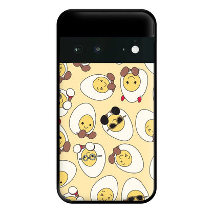 Egg Pattern - Plushy Phone Case for Google Pixel 6a