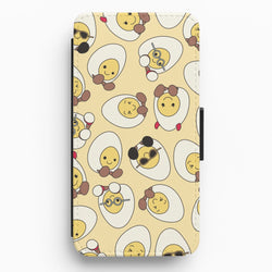 Egg Pattern - Plushy Flip / Wallet Phone Case