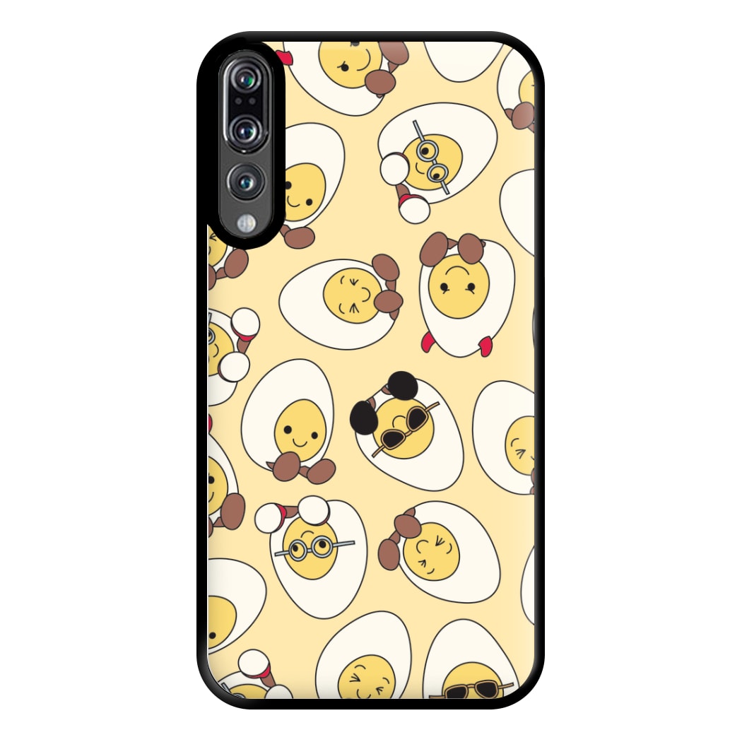 Egg Pattern - Plushy Phone Case for Huawei P20 Pro