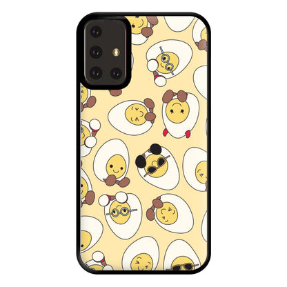 Egg Pattern - Plushy Phone Case for Galaxy A71