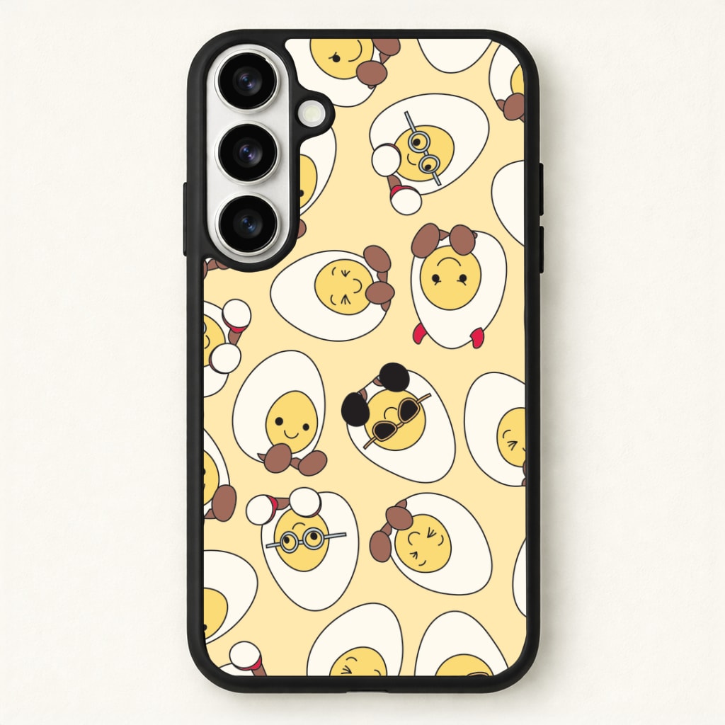 Egg Pattern - Plushy Phone Case for Galaxy S26