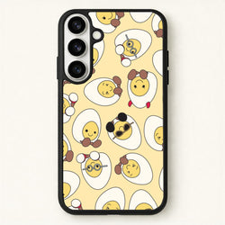 Egg Pattern - Plushy Phone Case for Galaxy S26 Plus