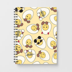 Egg Pattern - Plushy Notebook