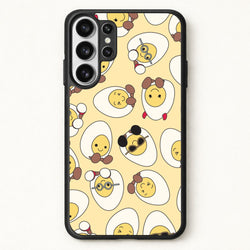 Egg Pattern - Plushy Phone Case for Galaxy S26 Ultra