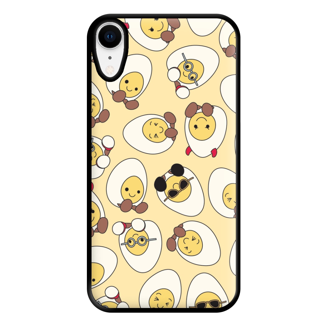 Egg Pattern - Plushy Phone Case for iPhone XR