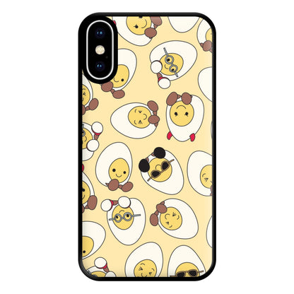 Egg Pattern - Plushy Phone Case for iPhone XS Max