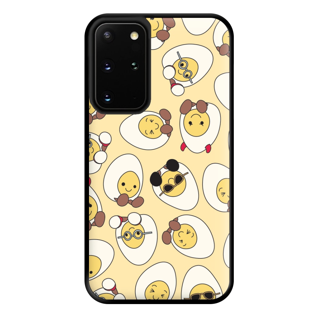 Egg Pattern - Plushy Phone Case for Galaxy S20 Plus