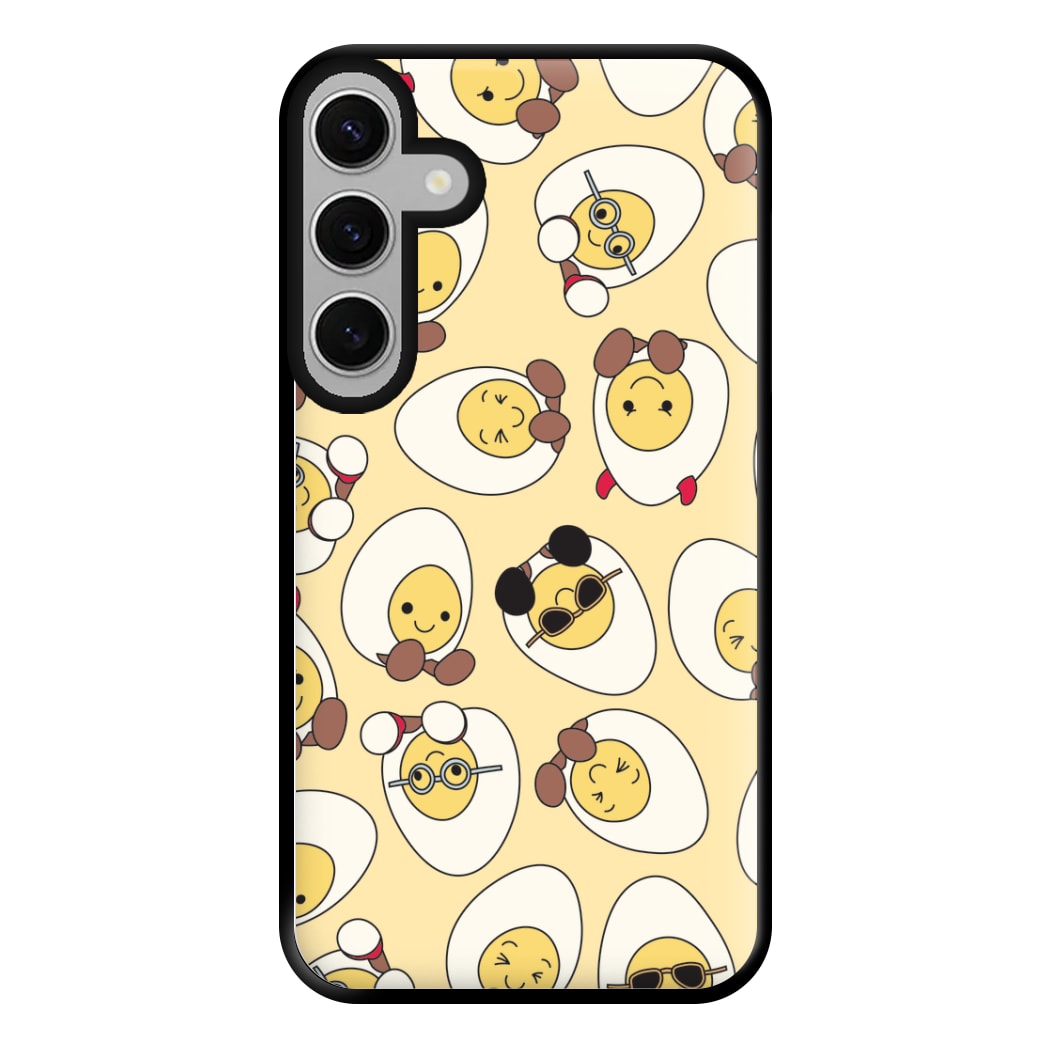 Egg Pattern - Plushy Phone Case for Galaxy S24FE