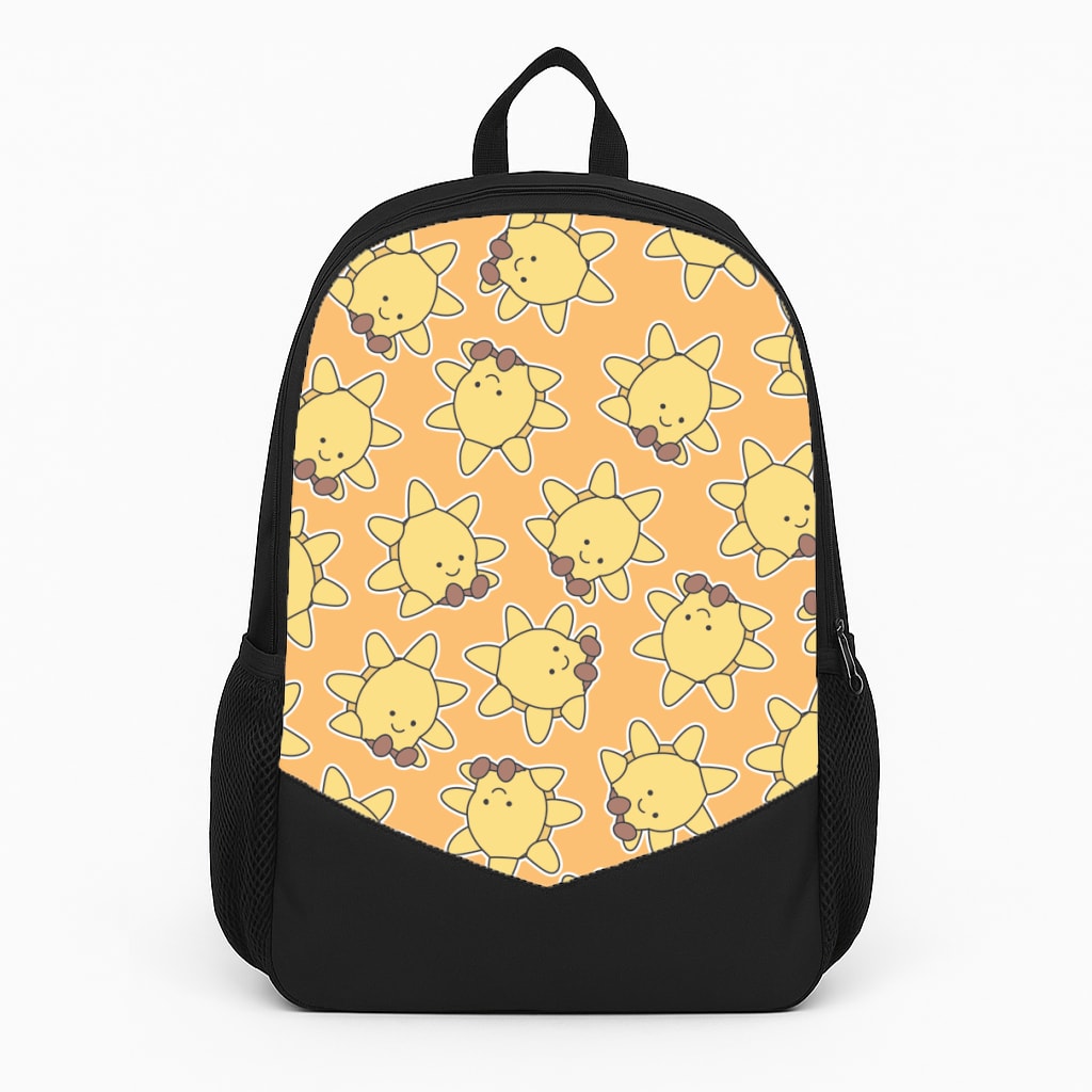 Sun Pattern - Plushy Backpack