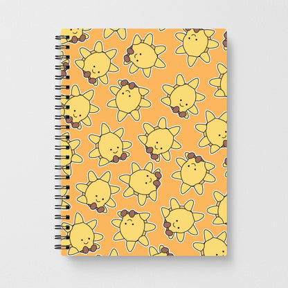 Sun Pattern - Plushy Notebook