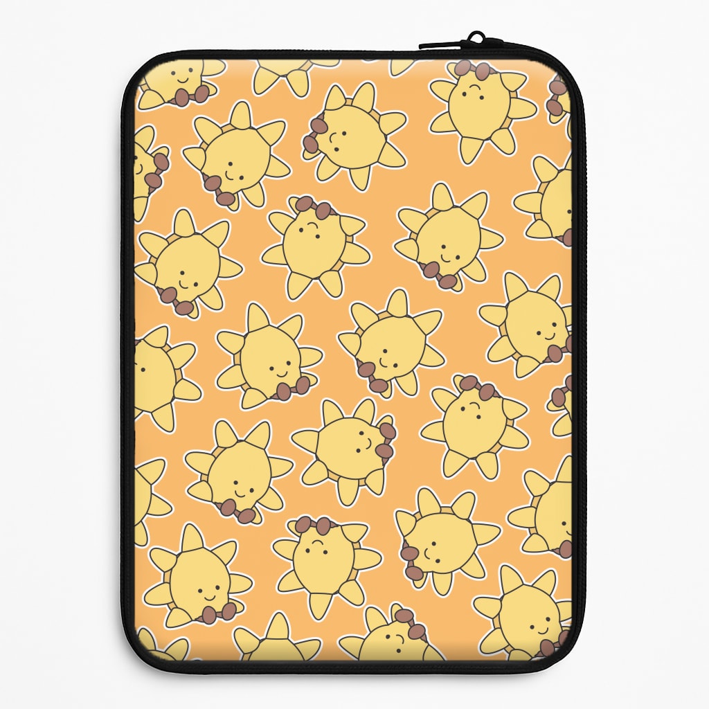 Sun Pattern - Plushy Universal Laptop Sleeve