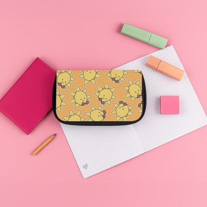 Sun Pattern - Plushy Pencil Case